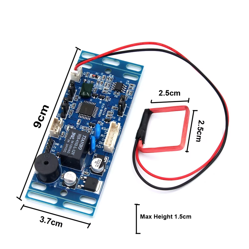 125Khz/13.56Mhz RFID Proximity Access Control System Board Building Intercom Mod