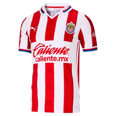 

Puma Chivas Home Crew Neck Футболка с коротким рукавом Реплика Джерси 2021 Мужская Размер, Красный, Puma Chivas Home Crew Neck Short Sleeve Soccer Replica Jersey 202