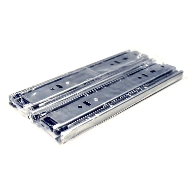 8 In. Side Mount Full Extension Ball Bearing Drawer Slide with Installation Scre