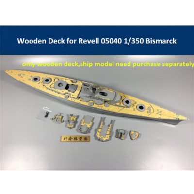 Wooden Deck for Revell 05040 1/350 Scale Battleship Bismarck