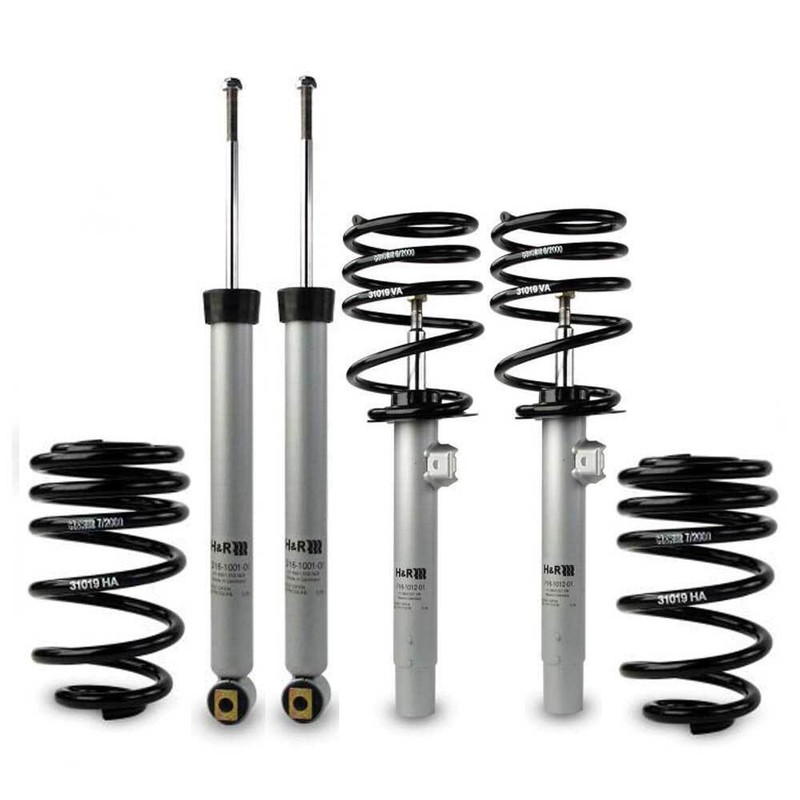 Kit Suspensions H&R Cup 40131-2 Pour Fiat Grande Punto Punto 35/35mm