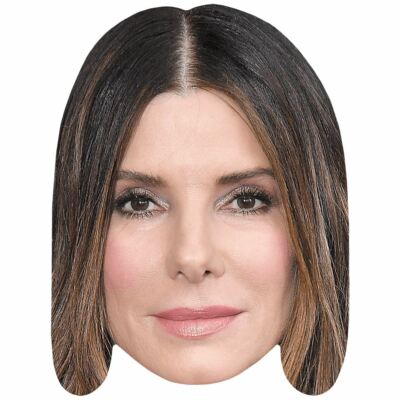 Sandra Bullock (Make Up) Celebrity Mask, Flat Card Face