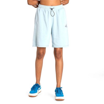 

Женские спортивные шорты Puma с цветочным принтом, размер , повседневные спортивные штаны 533132-61, Синий, Puma Floral Sweat Shorts