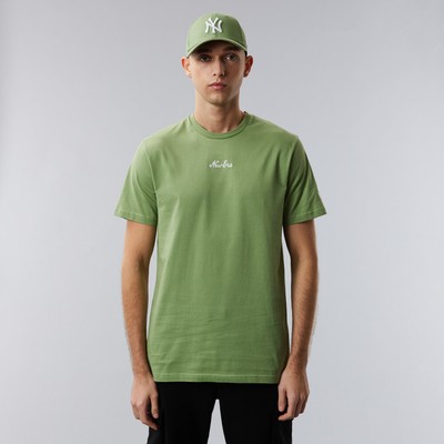 

Мужская футболка New Era Essential Script SS Lifestyle зеленый, New Era Essential Script SS Lifestyle T-Shirt