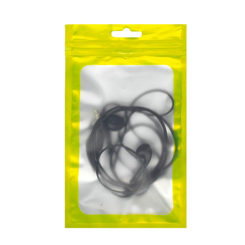 100 Matte Clear & Colored Mylar Foil Flat Reclosable Zip Snack Hang Hole Bags