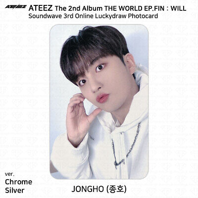 ATEEZ 2nd Album THE WORLD EP.FIN WILL Soundwave 3rd Online Lucky Draw Photocard