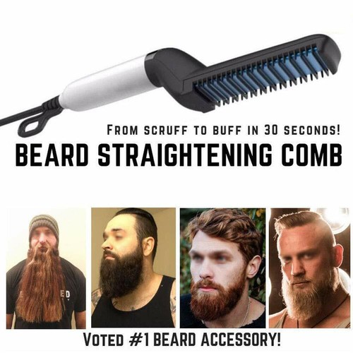 Hair Straightener For Men Multifunctional Curling Electric Brush