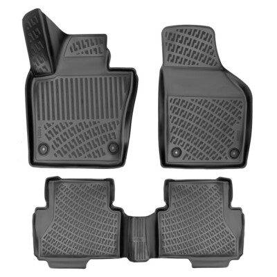 Car Floor Mats Liners For Volkswagen Sharan 2010-2022 All Season Heavy Duty Rugs