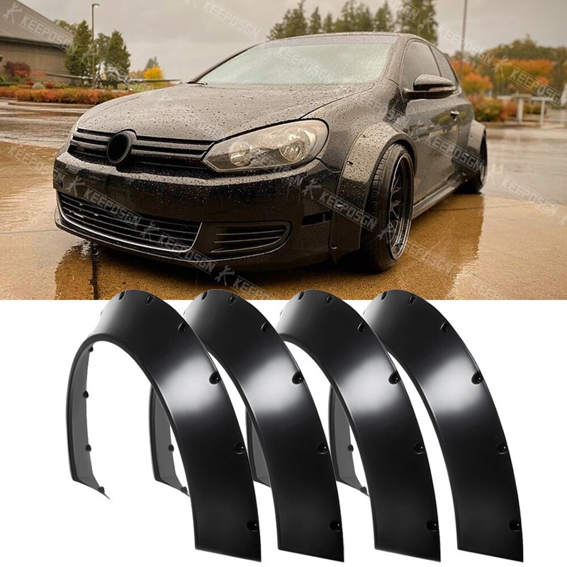 Jetta Mk4 Mk5 Mk6 Mk7 Fender Flares Wheel Arches Extra Wide Body Kit