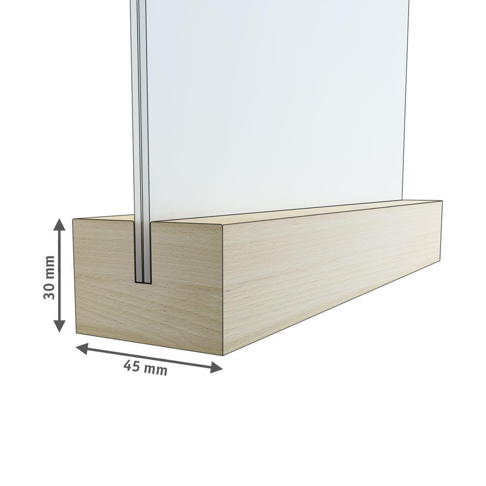 A4 & A5 Menu Holders Wooden Portrait Menu Card Holders 5 Pack Poster