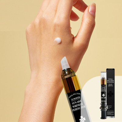 PrettySkin Total Solution 2X Power Synake Wrinkle Perfector 12ml-KOREA Beauty