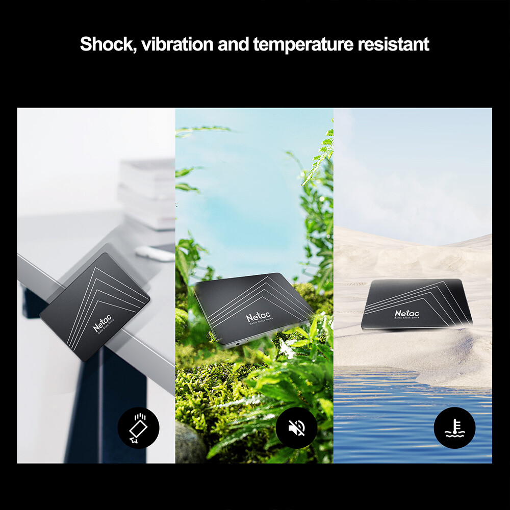 Netac 2TB 1TB Internal SSD 2.5'' SATA III 6Gb/s Solid State Drive lot