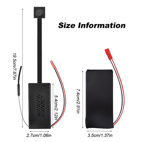 1080P 4K Nanny Camera HD Wireless WiFi Hidden Mini Micro Pinhole DIY Cam DVR - Image 15