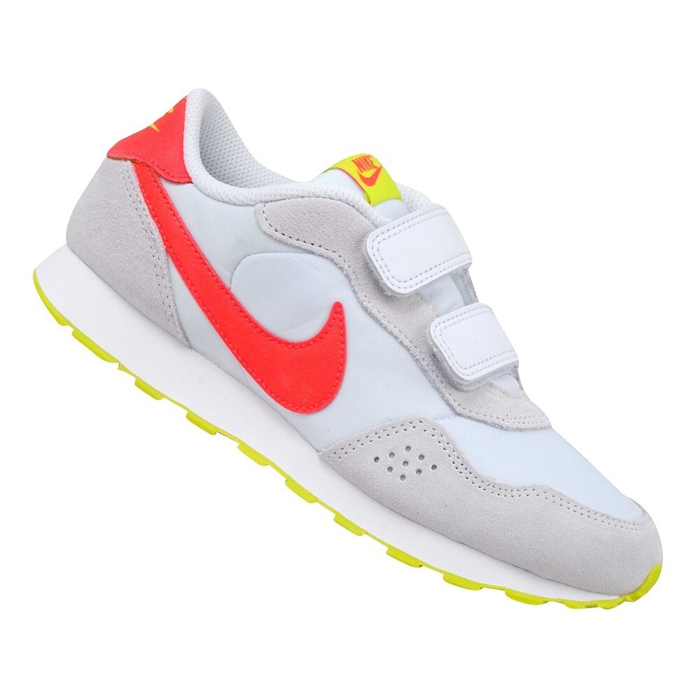 

NIKE MD Valiant GS Football Серые ярко-малиновые кроссовки с логотипом-галочкой 13,5C НОВЫЕ CN8559013, Multicolor