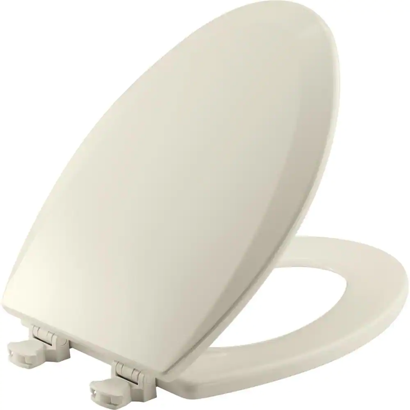 Elongated Closed Front  Biscuit Removes Easy Cleaning