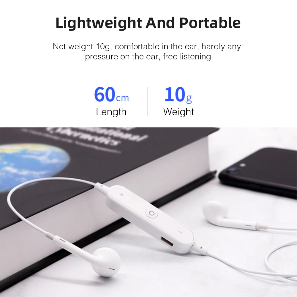 Bluetooth Wireless Headphones Headsets Earphone Neckband Sport Earbuds With Mic