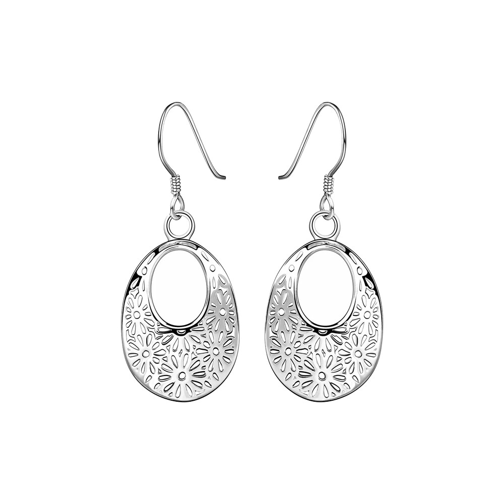 Chapado en Plata Pendientes hechos a mano