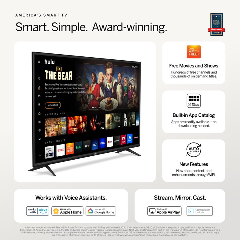 50 inch Smart TV 4K UHD Ultra LED Gaming Engine Watch Free L