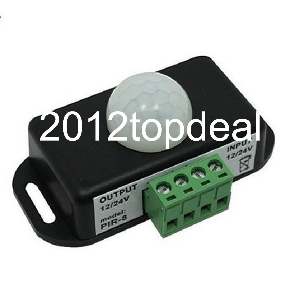 DC12V-24V 8A Automatic Infrared PIR Motion Sensor Switch for LED Strips Light