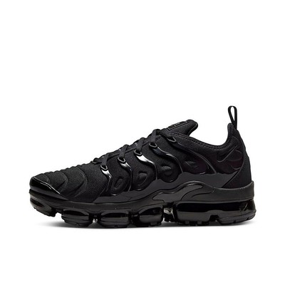 Мужские кроссовки Nike Air Vapormax Plus Black/Черно-темно-серые (924453 004)