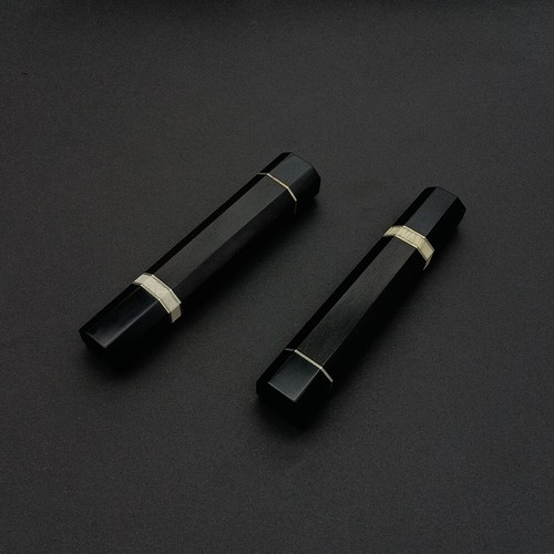 Japanese Style Octagonal Wooden Buffalo Horns Handle Material Making Chief Knife