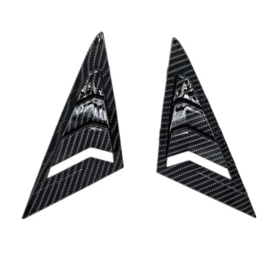 2Pcs Window Side Vent Front Louver Cover Trim For VW Golf 7 MK7 MK7.5 2013-2019