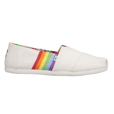 

Мужские белые повседневные туфли без шнуровки TOMS Alpargata 10016462T, Белый, TOMS Alpargata Slip On