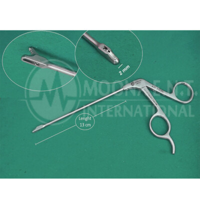 Arthroscopy 2mm Punch Forceps 13cm Length Arthroscopic Orthopedics Instruments