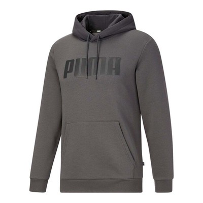 

Puma Color Block Logo Pullover Hoodie Мужская серая повседневная верхняя одежда 67372815, Grey