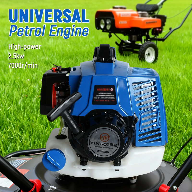 2-stroke Gas-powered Engine 90CC Power Head Heavy Duty Petrol Engine Multi-purpo
