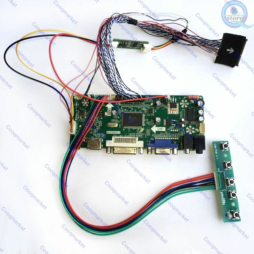 HDMI+DVI+VGA Controller Board Driver kit for LCD Panel LP140WD2-TLB1