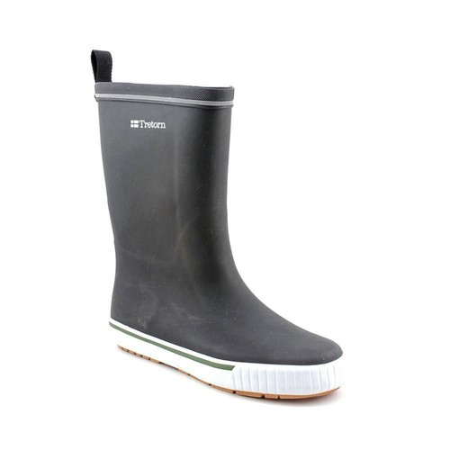 New Tretorn x Zara Black Kids Rain Snow Ankle Boots sz 12.5 EU 30