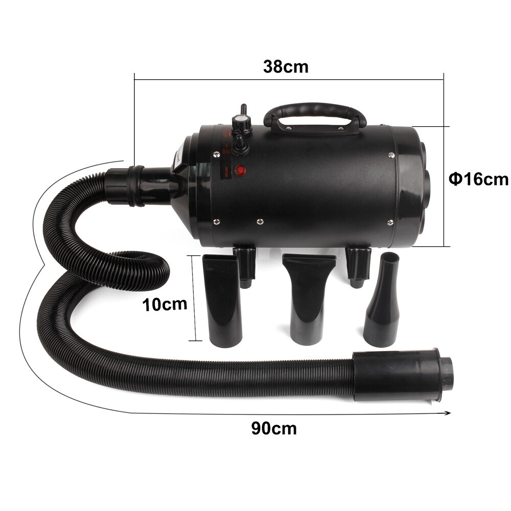 2400W Hundefön Flüsterfön Tierfön Hunde Fön Pet Dryer Hundetrockner