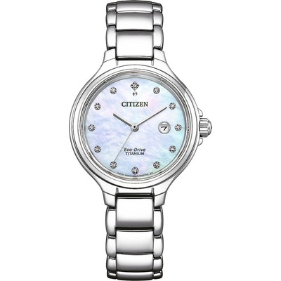 Pre-owned Citizen Silver Womens Analogue Watch Ew2680-84d