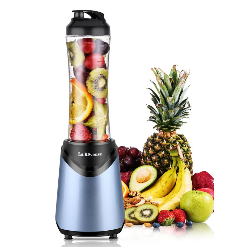 Smoothies Blender Personal Size 300 Watts with 18 Oz Bpa-Free Portable Travel Sp