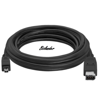 Bizlander Premium Firewire cable IEEE 6 Pin to 4 Pin Male 6ft  180CM EW23