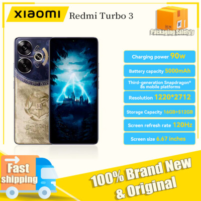 Harry Potter Limited Edition Xiaomi Redmi Turbo 5G! 12GB+256GB Dual Sim New 