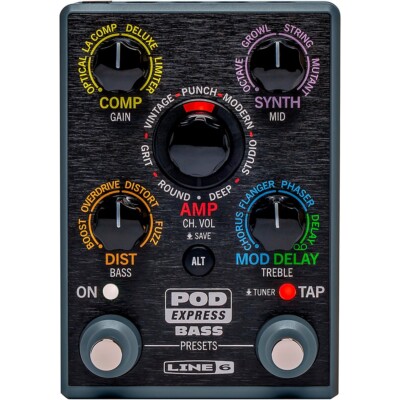 Line 6 POD Express Bass Effects Processor Black