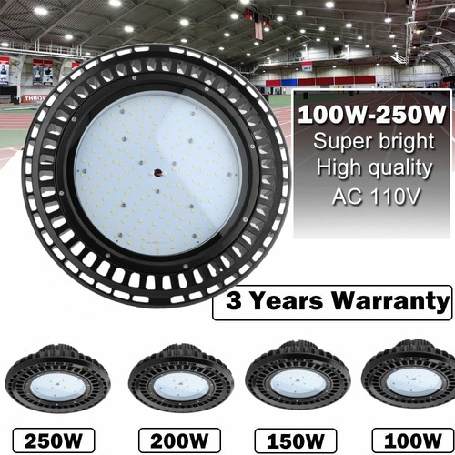 UFO LED High Bay Light 250W 200W 150W 100W Factory Warehouse Shop Lighting BE