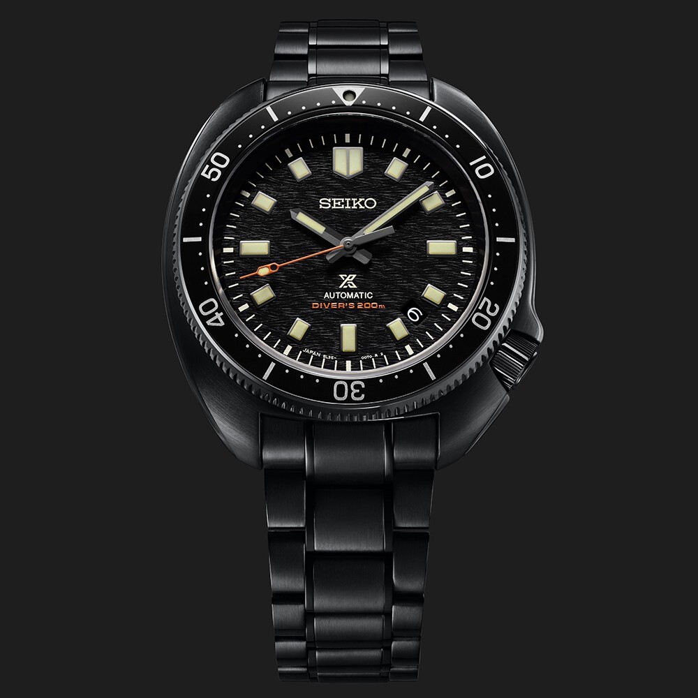 Pre-owned Seiko Prospex Sla061j1 Black Limited Edition Modern Re-interpretation Men Watch