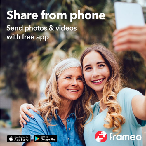 Sylvania 7" Wi-Fi Frameo Digital Picture Frame SDPF7095-B Certified Refurbished