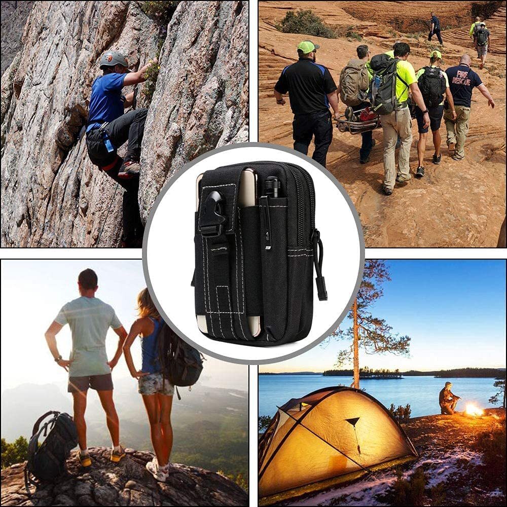 Multi-purpose Tactical EDC Utility Gadget Molle Pouch Hip Waist Belt Bag For Men