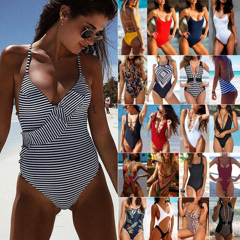 push up monokini swimwear