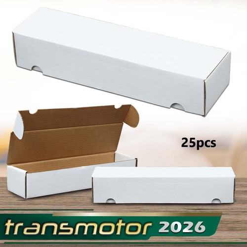 25 Storage Boxes LOT 800 Count Ct Sports Cards Trading White Max Pro Shipping