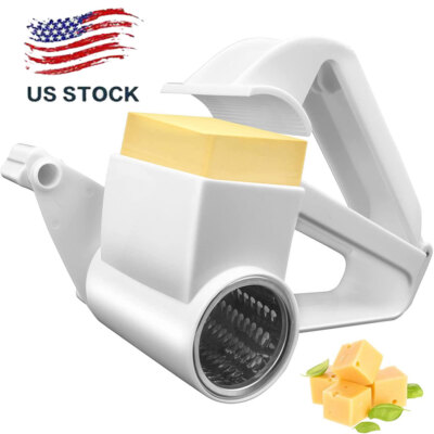 Cheese Grater, Handheld Rotary Cheese Grater, Small Cheese Grater with Handle