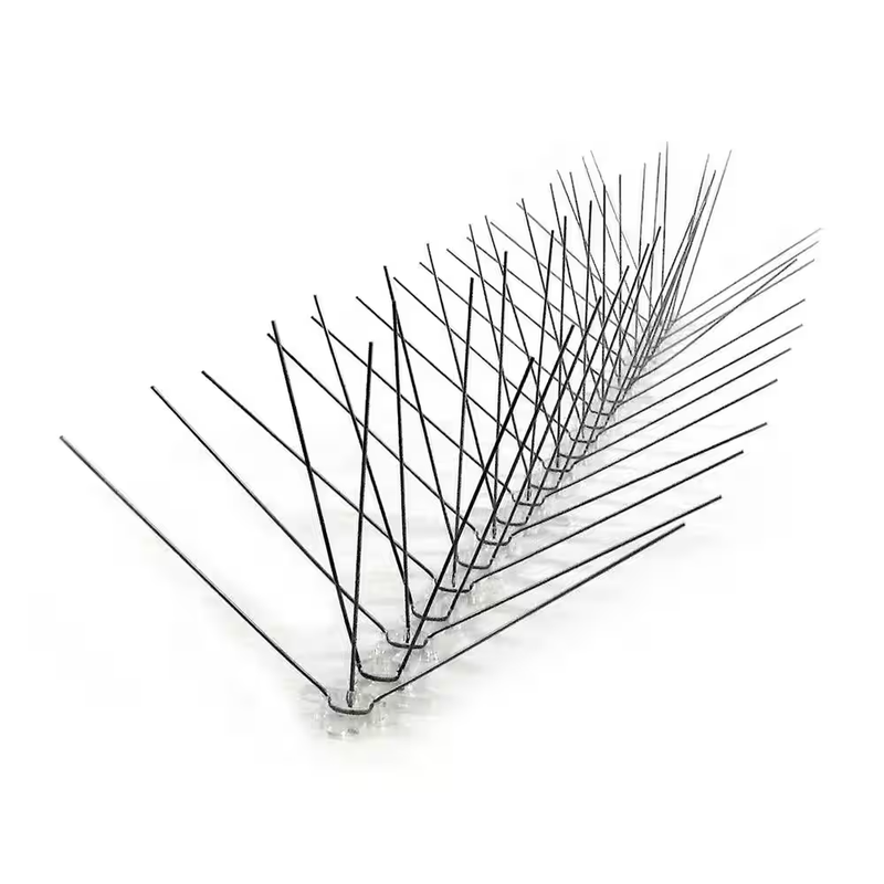 Bird X Stainless Steel Bird Spikes 24 Ft Commercial Pigeon Seagull Deterrent