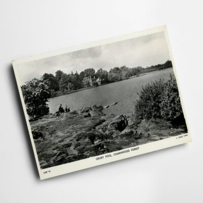 A4 PRINT - Vintage Leicestershire - Groby Pool, Charnwood Forest
