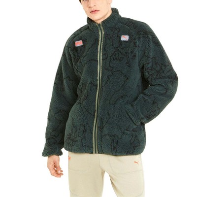 

Мужская зеленая повседневная спортивная верхняя одежда Puma Hansen X Winterized FullZip Jacket 532, Зеленый, Puma Hansen X Winterized FullZip Jacket