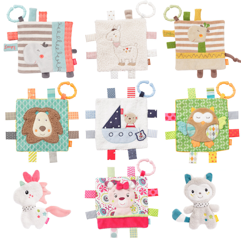 Fehn Knistertuch Knistertier Baby Fühltuch Knisterbuch Kleinkind Knister Tuch