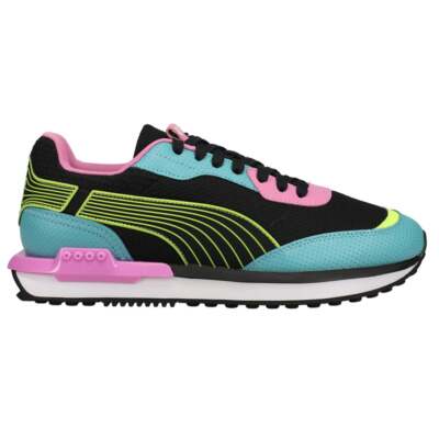

Мужские кроссовки Puma City Rider Swxp на шнуровке черного, синего, зеленого и фиолетового цвета повседневные Sh, Black;blue;green;purple, Puma City Rider Swxp Lace Up